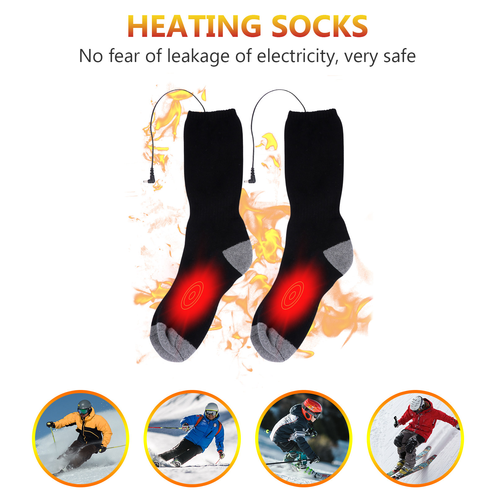 1Set Kaos Kaki Termal Berpeman - Thermal Sock Winter ulasan dan harga